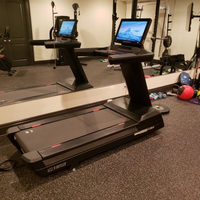 a treadmill